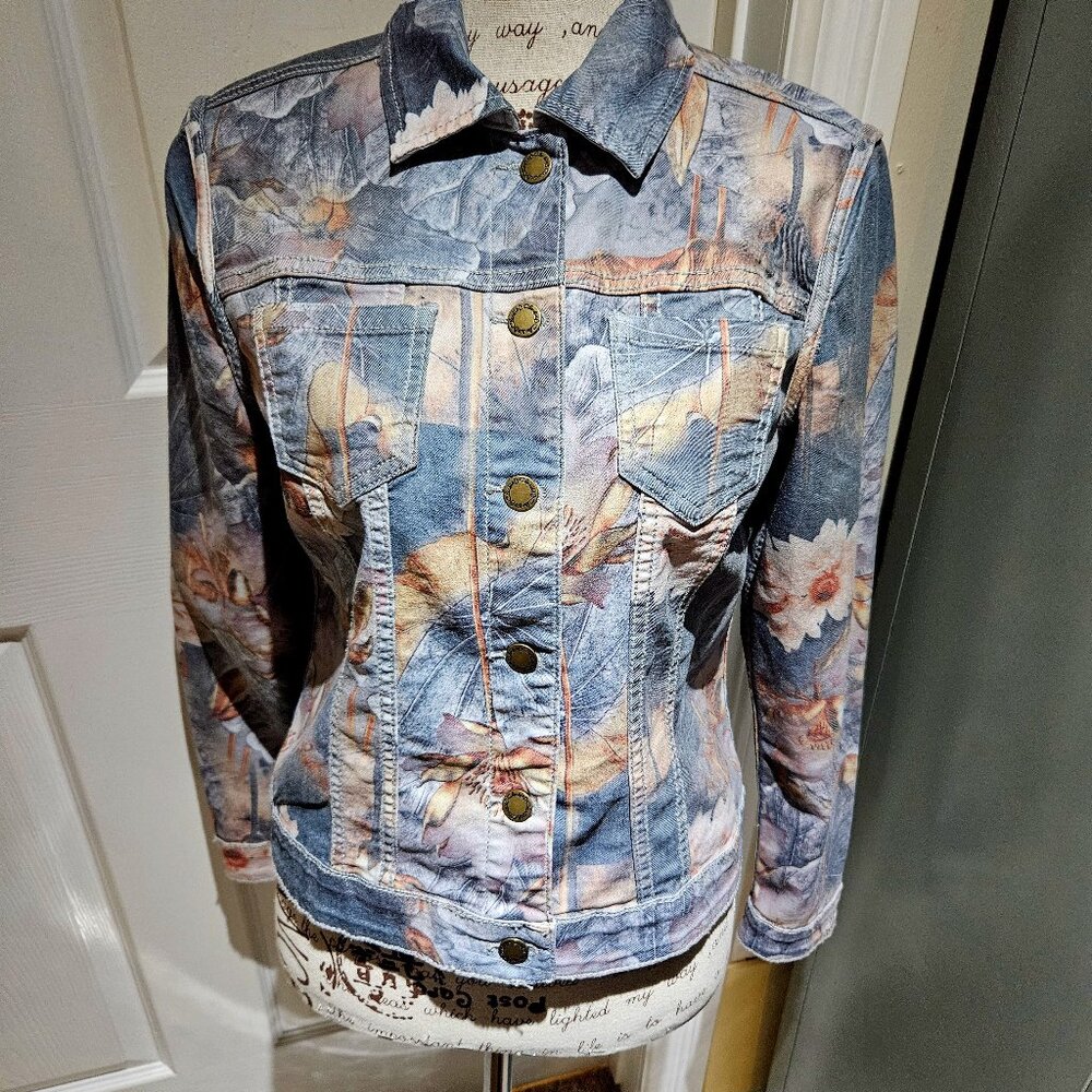 2 Pc Reversible denim jacket and jeans